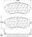 Picture of StopTech Street Select Brake Pads - Front-Rear