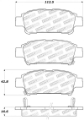 Picture of StopTech Street Select Brake Pads - Front-Rear