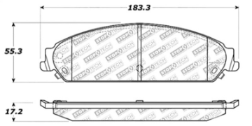 Picture of StopTech Street Select Brake Pads - Front-Rear