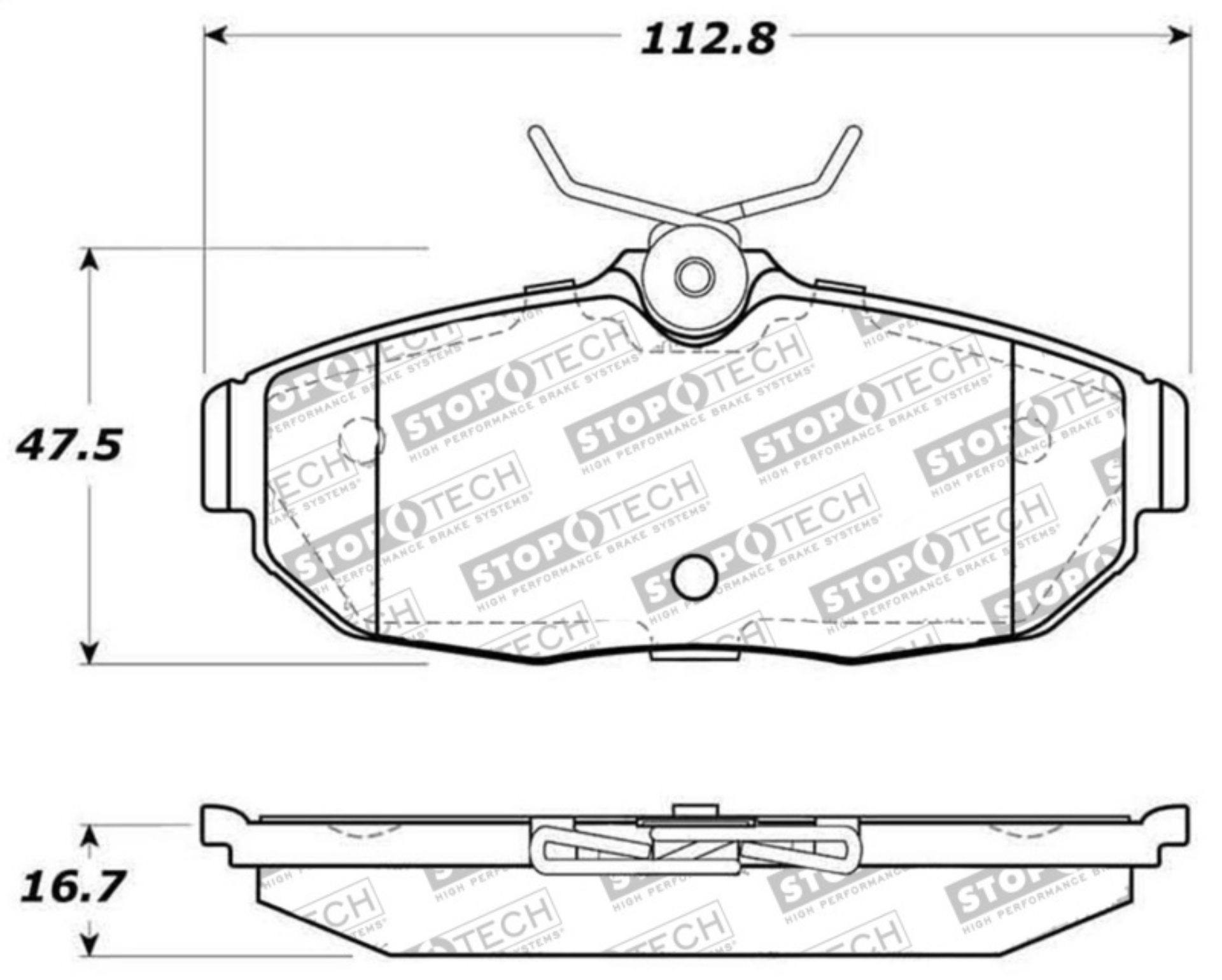 Picture of StopTech Street Select Brake Pads - Front-Rear