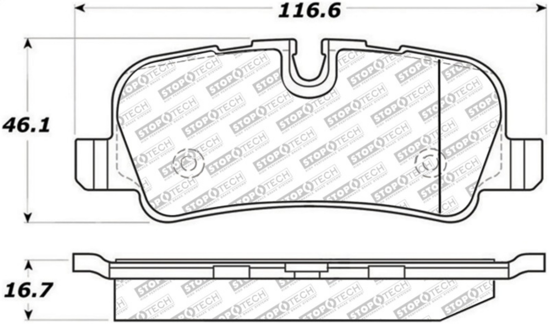 Picture of StopTech Street Select Brake Pads - Front-Rear