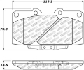 Picture of StopTech Street Select Brake Pads - Front-Rear