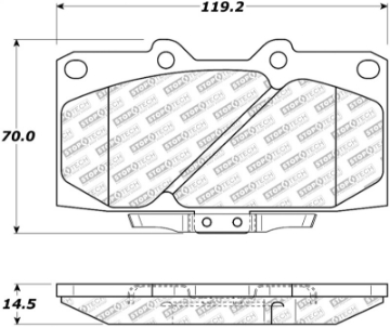 Picture of StopTech Street Select Brake Pads - Front-Rear