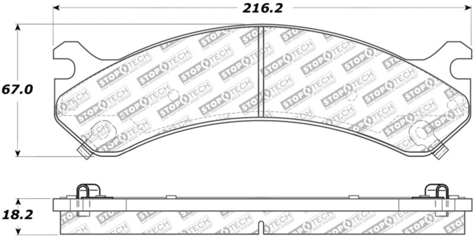 Picture of StopTech Street Select Brake Pads - Front-Rear