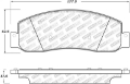 Picture of StopTech Street Select Brake Pads - Front-Rear