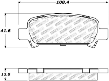 Picture of StopTech Street Select Brake Pads - Front-Rear