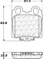 Picture of StopTech Street Select Brake Pads - Front-Rear