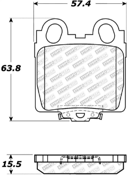 Picture of StopTech Street Select Brake Pads - Front-Rear