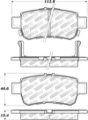 Picture of StopTech Street Select Brake Pads - Front-Rear