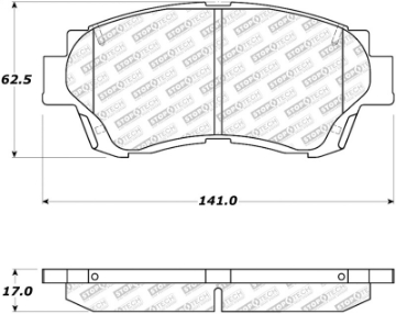 Picture of StopTech Street Select Brake Pads - Rear