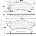 Picture of StopTech Street Select Brake Pads - Rear