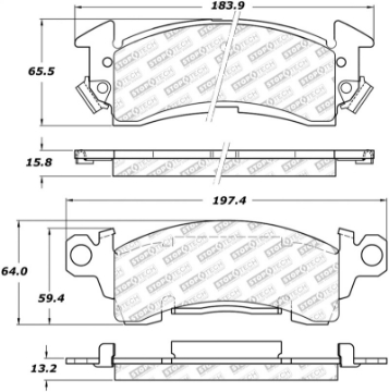 Picture of StopTech Street Select Brake Pads - Rear
