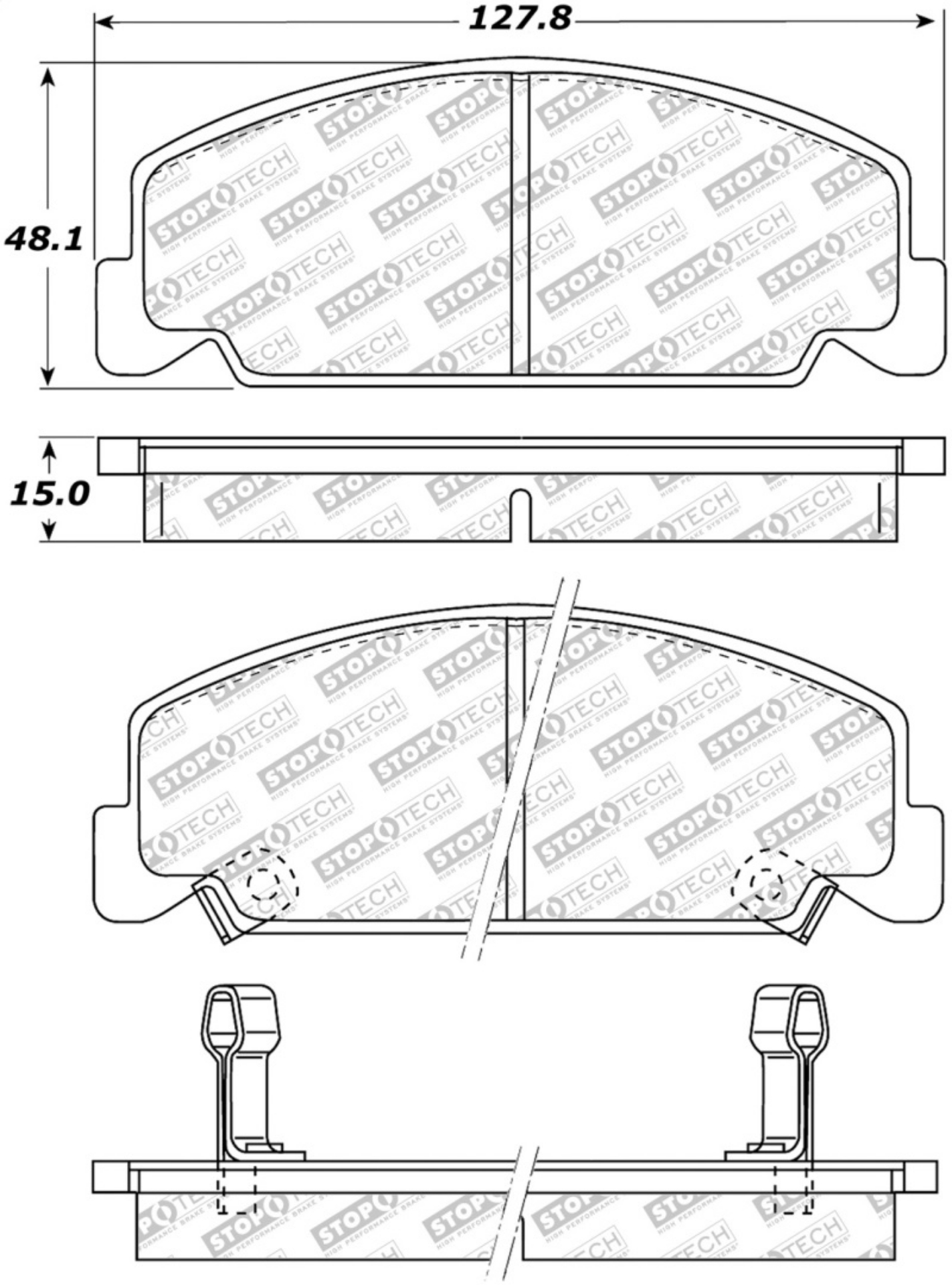 Picture of StopTech Street Select Brake Pads - Front