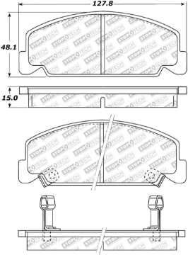 Picture of StopTech Street Select Brake Pads - Front