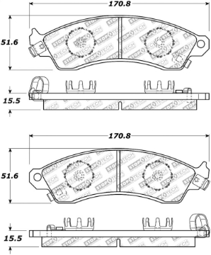 Picture of StopTech Street Select Brake Pads - Rear