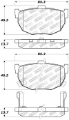 Picture of StopTech Street Select Brake Pads - Rear