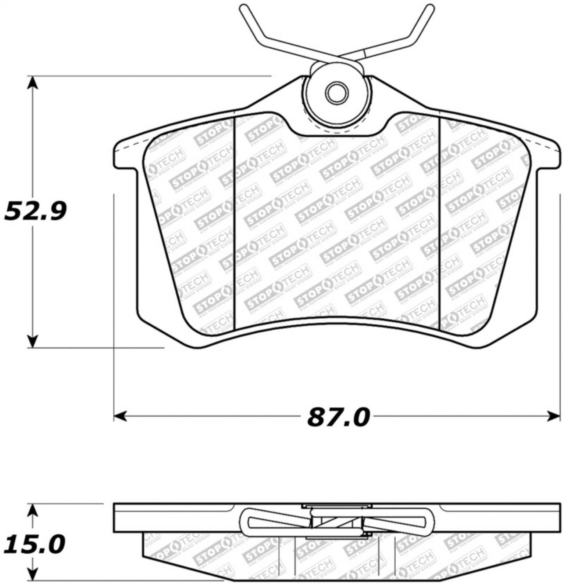 Picture of StopTech Street Select Brake Pads - Rear