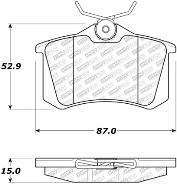 Picture of StopTech Street Select Brake Pads - Rear