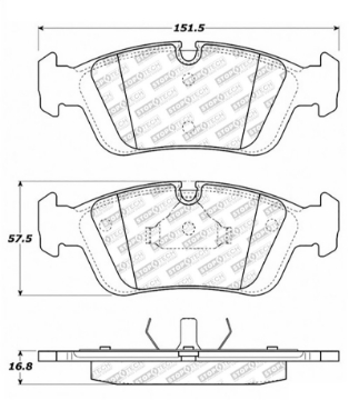 Picture of StopTech Street Select Brake Pads - Rear