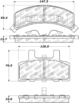 Picture of StopTech Street Select Brake Pads - Rear