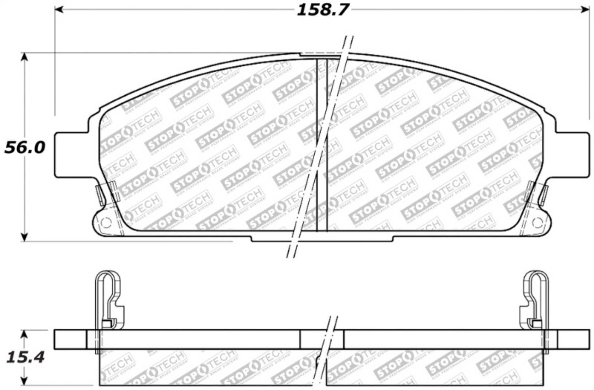 Picture of StopTech Street Select Brake Pads - Rear