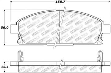 Picture of StopTech Street Select Brake Pads - Rear