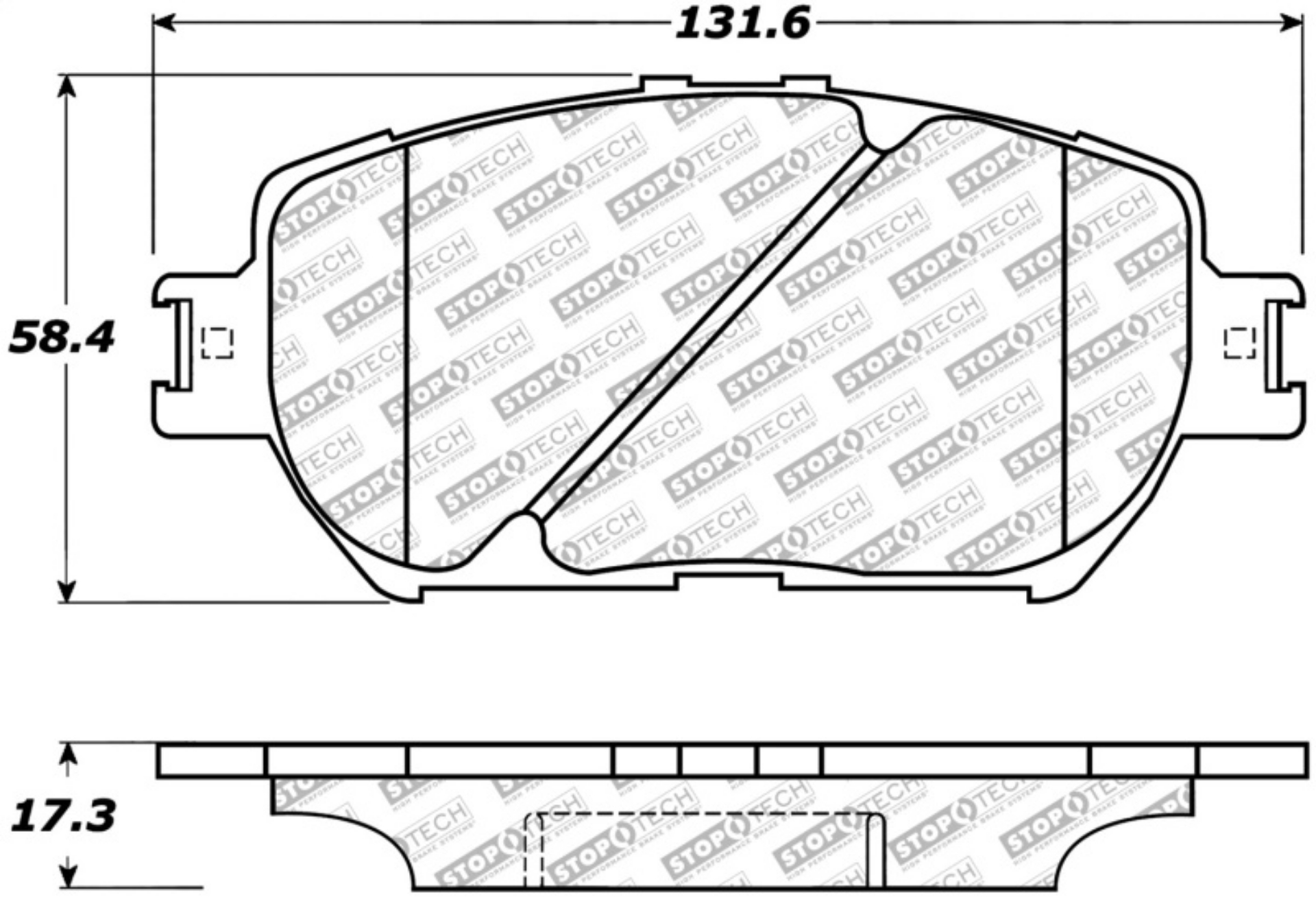 Picture of StopTech Street Select Brake Pads - Rear