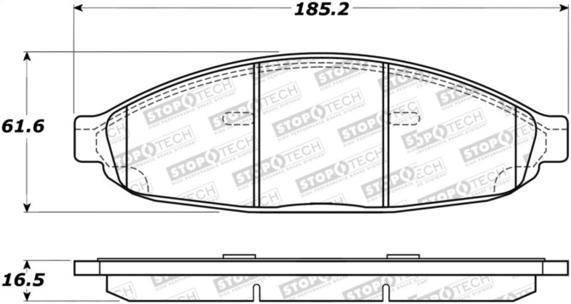 Picture of StopTech Street Select Brake Pads - Rear