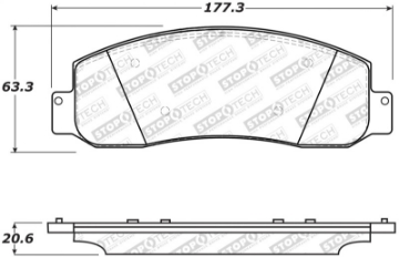 Picture of StopTech Street Select Brake Pads - Rear