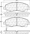 Picture of StopTech Street Select Brake Pads - Rear