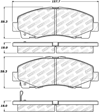 Picture of StopTech Street Select Brake Pads - Rear