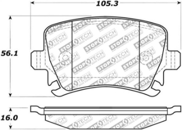 Picture of StopTech Street Select Brake Pads - Rear