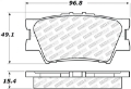 Picture of StopTech Street Select Brake Pads - Rear