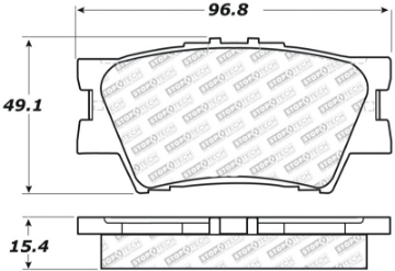 Picture of StopTech Street Select Brake Pads - Rear