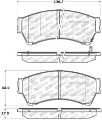Picture of StopTech Street Select Brake Pads - Rear