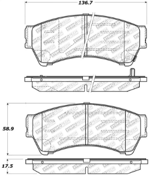 Picture of StopTech Street Select Brake Pads - Rear