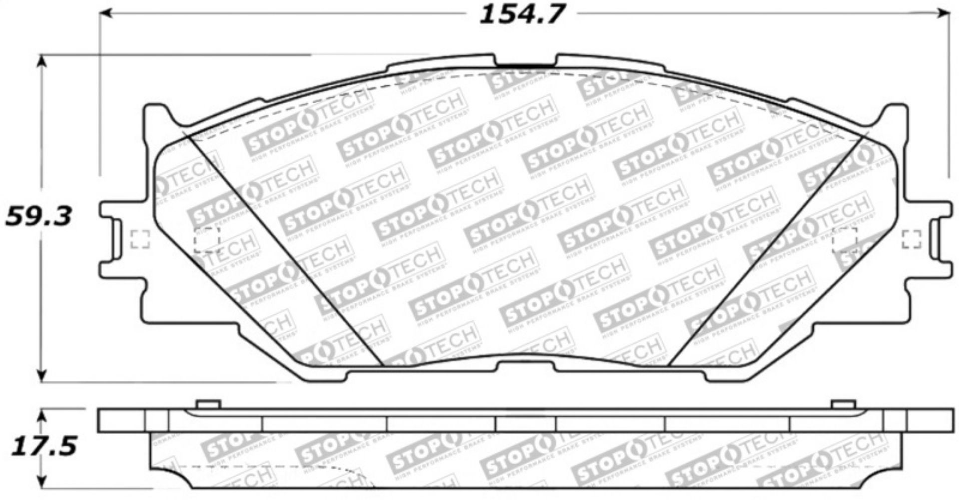 Picture of StopTech Street Select Brake Pads - Rear