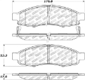 Picture of StopTech Street Select Brake Pads - Rear