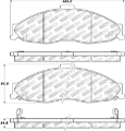 Picture of StopTech Street Select Brake Pads - Rear