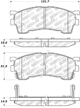 Picture of StopTech Street Select Brake Pads - Rear