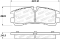 Picture of StopTech Street Select Brake Pads - Rear