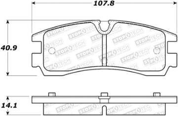 Picture of StopTech Street Select Brake Pads - Rear