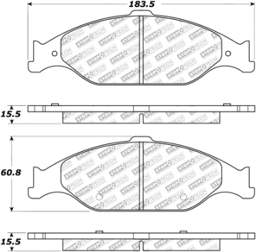 Picture of StopTech Street Select Brake Pads - Rear
