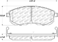 Picture of StopTech Street Select Brake Pads - Rear