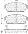 Picture of StopTech Street Select Brake Pads - Rear