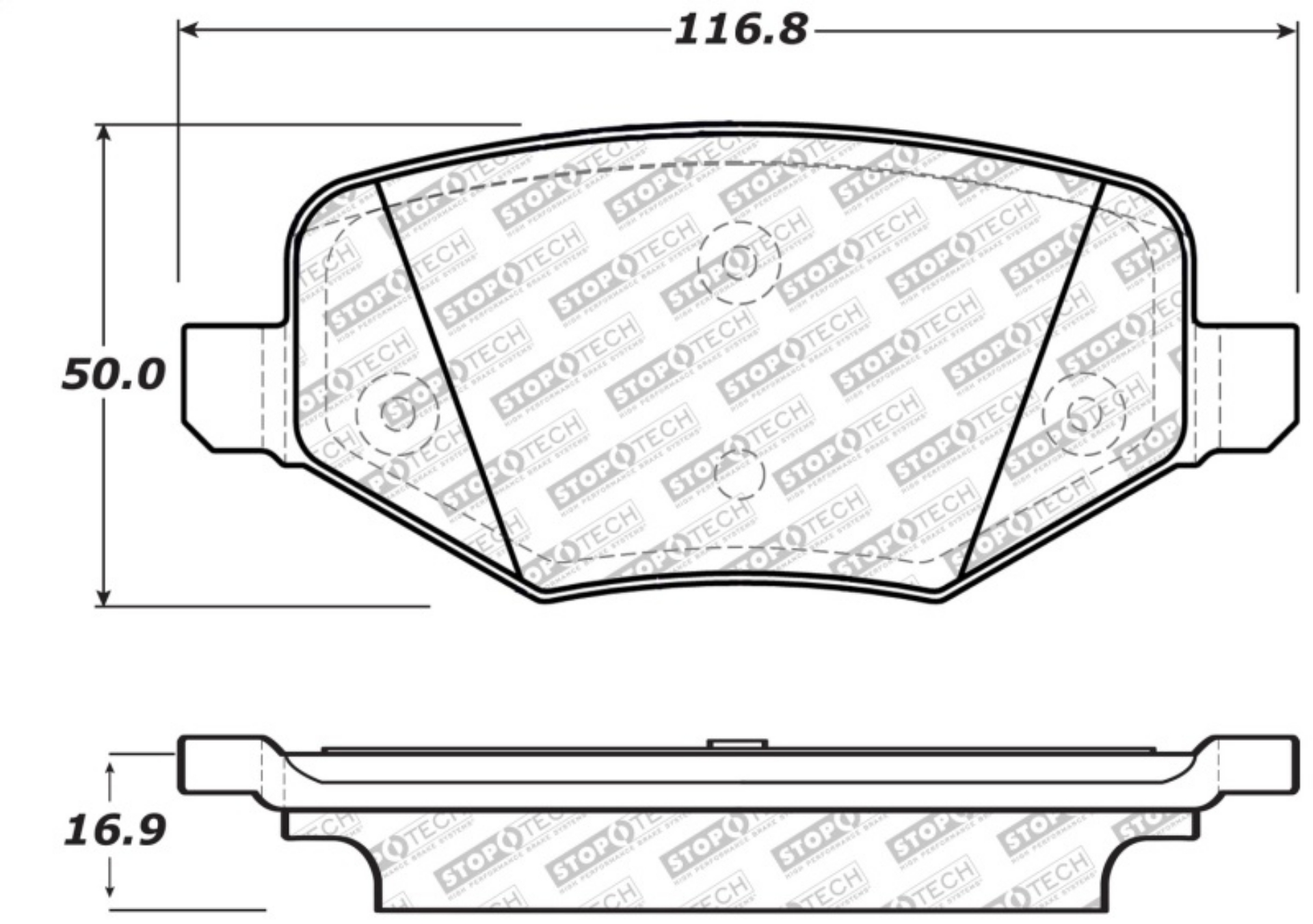 Picture of StopTech Street Select Brake Pads - Rear