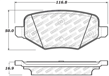 Picture of StopTech Street Select Brake Pads - Rear