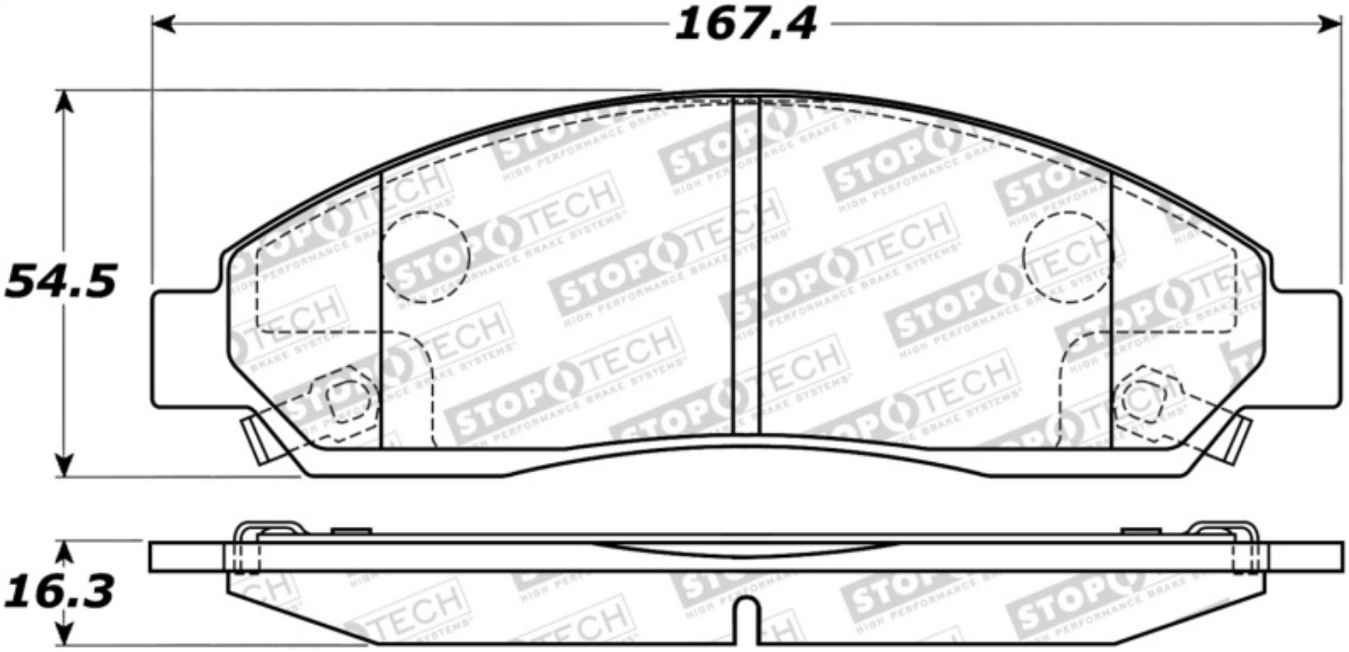 Picture of StopTech Street Select Brake Pads - Rear