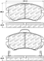 Picture of StopTech Street Select Brake Pads - Front