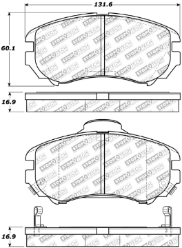 Picture of StopTech Street Select Brake Pads - Front